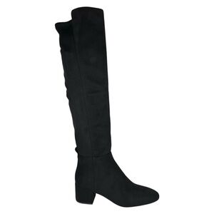 MICHAEL Michael Kors Women's Braden Block Heel Tall Boots Black Size 6M